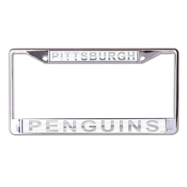 Pittsburgh Penguins FROST Lic Plt Frame S/L Printed