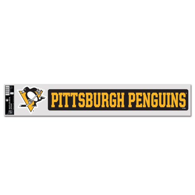 Calcomanías para fanáticos de los Pittsburgh Penguins de 3" x 17"