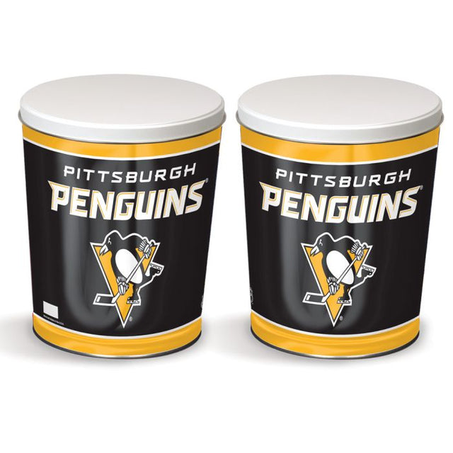 Lata de regalo cónica de 3 galones de los Pittsburgh Penguins