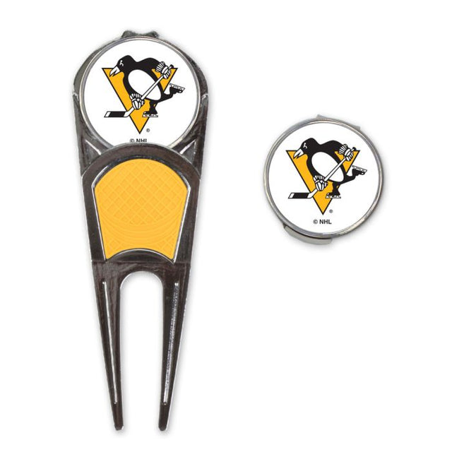 Combinación de marca/herramienta/clip en forma de H de los Pittsburgh Penguins*