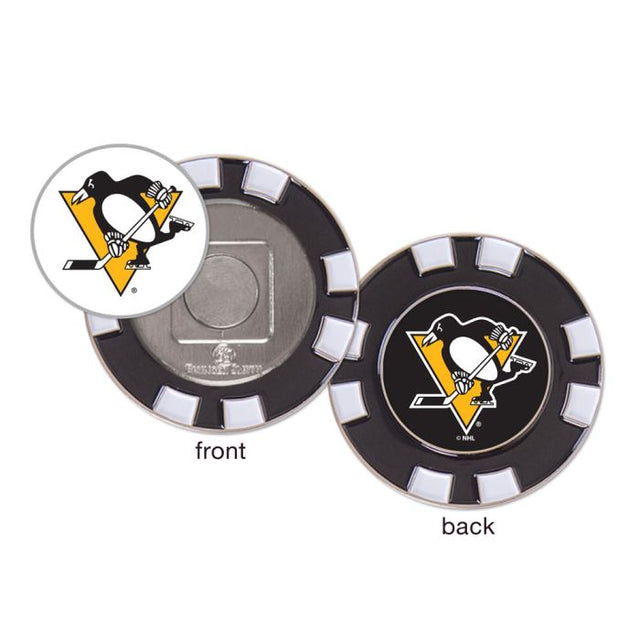 Pittsburgh Penguins Golf Poker Chip Marker