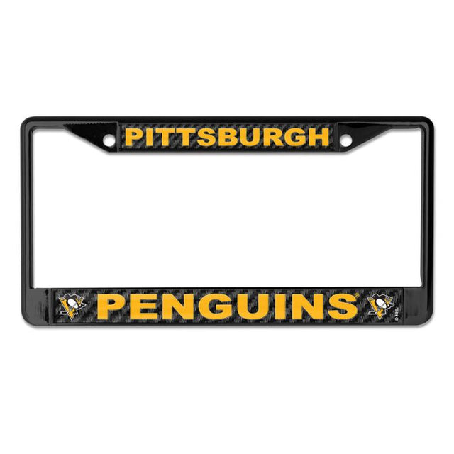 Marco de licencia de Pittsburgh Penguins impreso en talla S/L