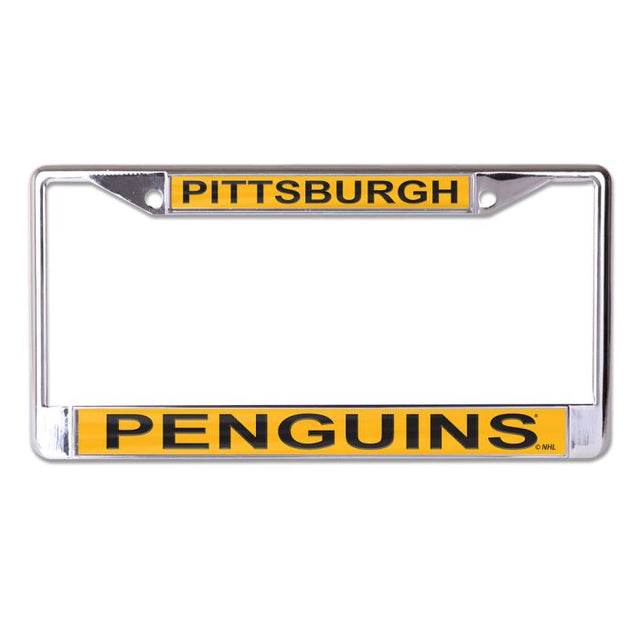 Pittsburgh Penguins Lic Plt Frame S/L Printed