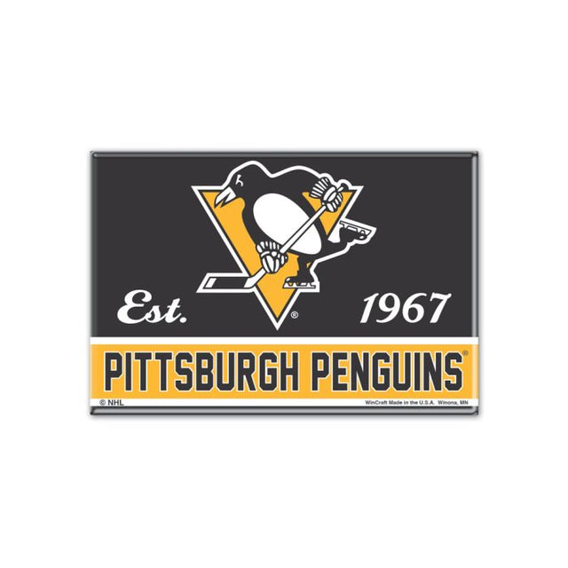 Pittsburgh Penguins Metal Magnet 2.5" x 3.5"