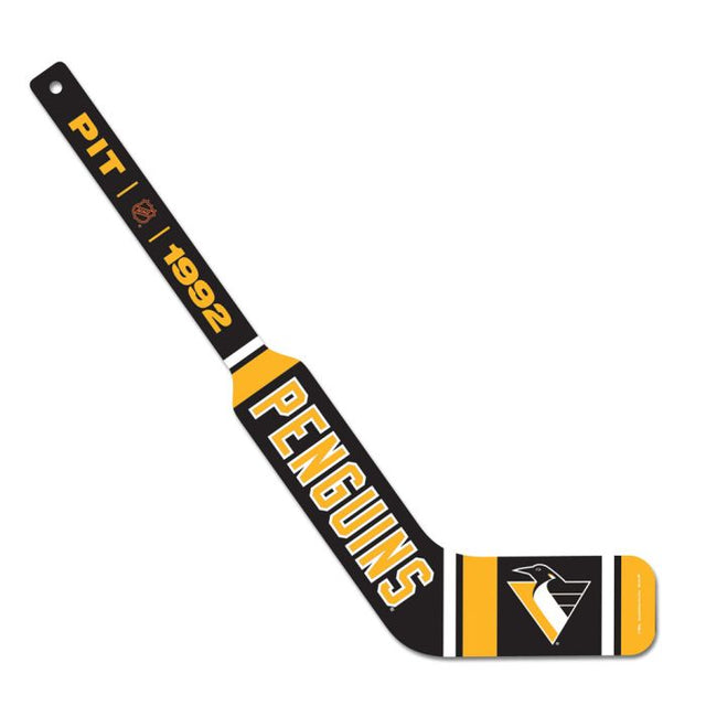 Palo de hockey de portero de edición especial de los Pittsburgh Penguins de 21" de alto