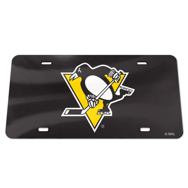 Pittsburgh Penguins Specialty Acrylic License Plate