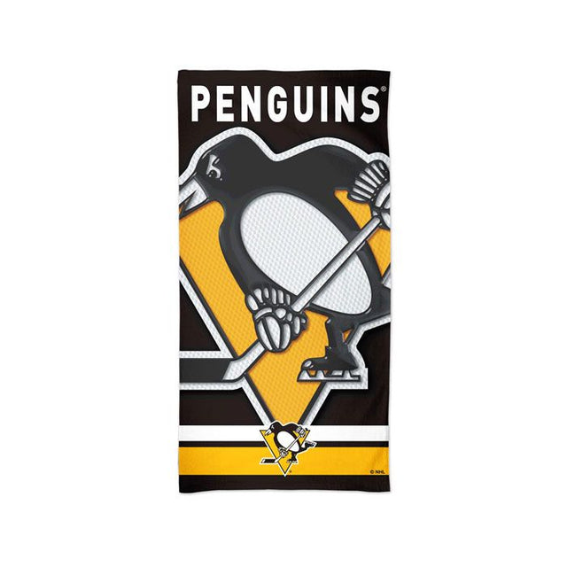 Toalla de playa Spectra de los Pittsburgh Penguins de 30" x 60"