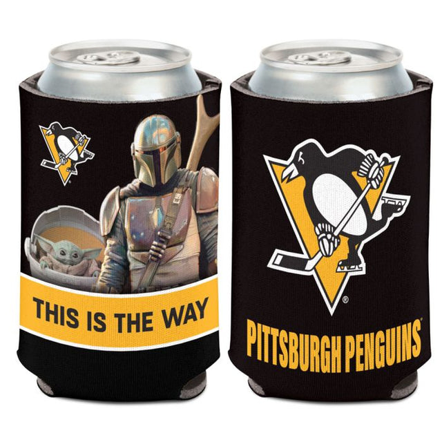 Pittsburgh Penguins / Star Wars Mandalorian Can Cooler 12 oz.