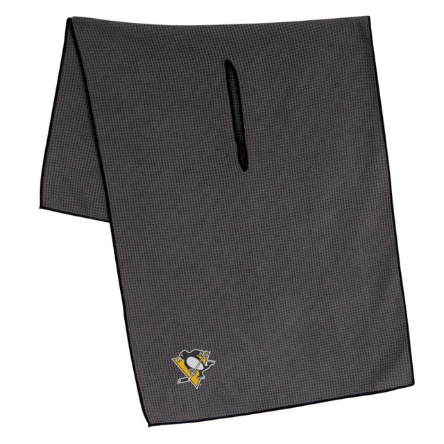 Toalla de microfibra gris de los Pittsburgh Penguins, 48 x 104 cm