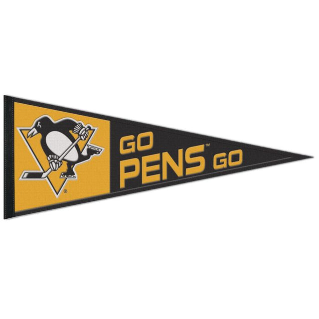 Pittsburgh Penguins Wool Pennant 13" x 32"