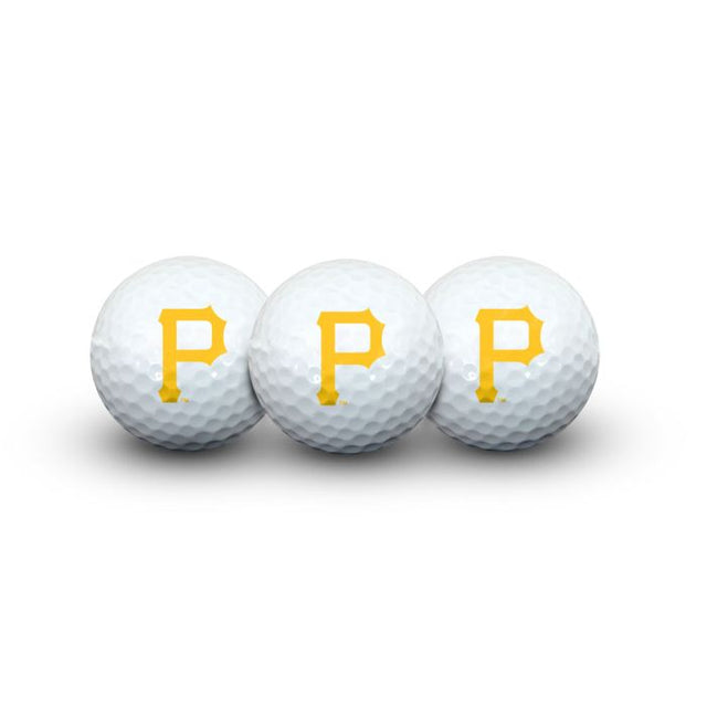 Pittsburgh Pirates 3 Golf Balls In Clamshell