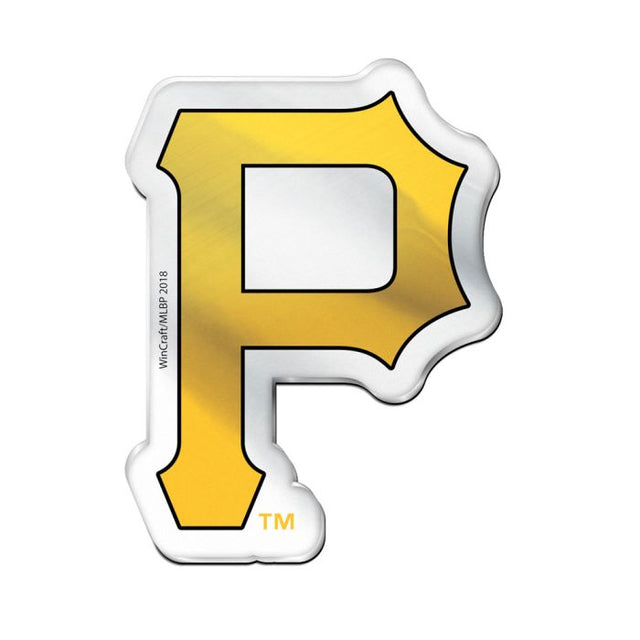 Emblema acrílico para automóvil de los Piratas de Pittsburgh