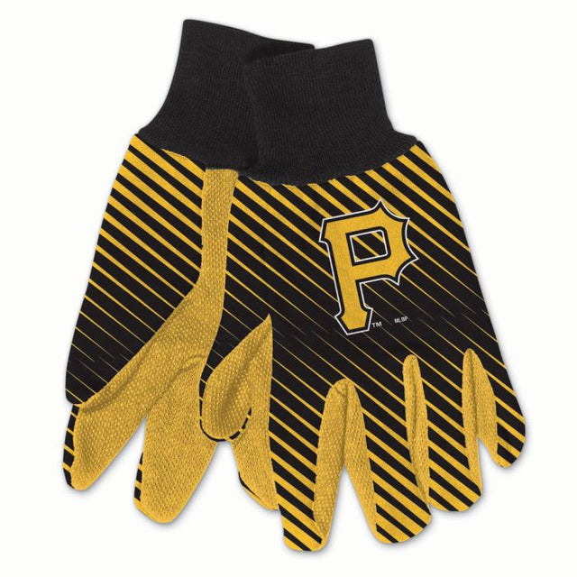 Guantes de dos tonos para adultos de los Piratas de Pittsburgh