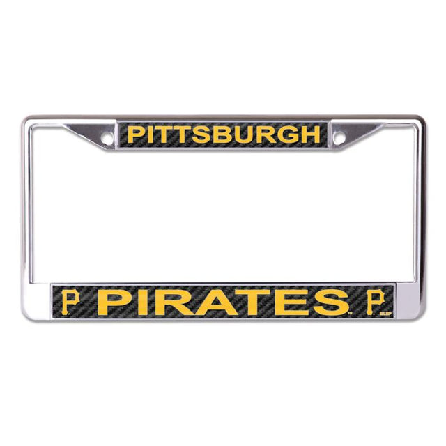 Pittsburgh Pirates CARBON Lic Plt Frame S/L Printed