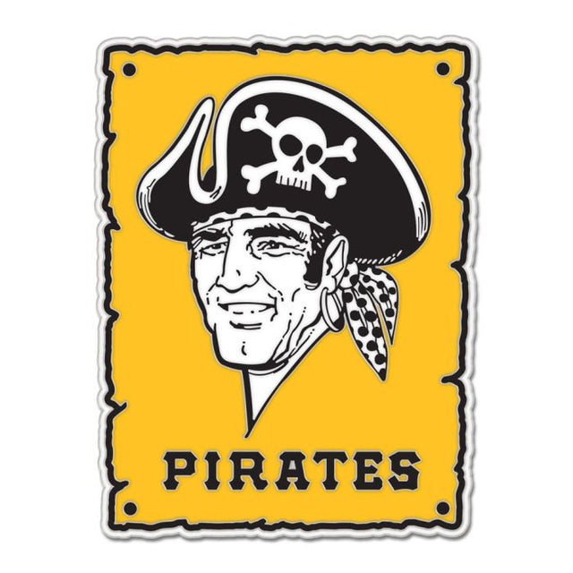 Tarjeta de joyería con pin esmaltado de colección de los Piratas de Pittsburgh COOPERSTOWN