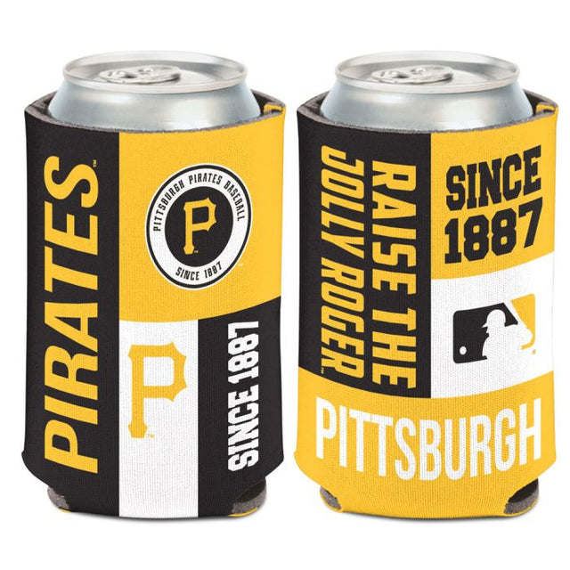 Enfriador de lata de 12 oz de los Piratas de Pittsburgh.