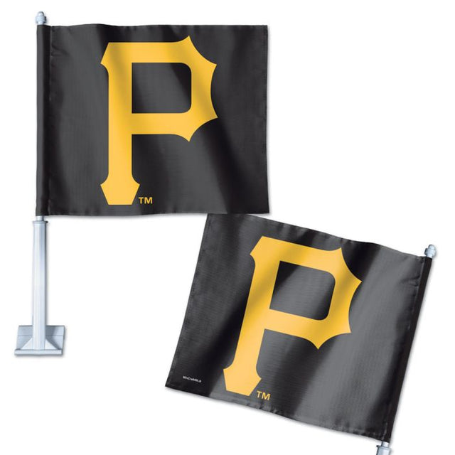 Bandera para auto de los Piratas de Pittsburgh, 11,75" x 14"