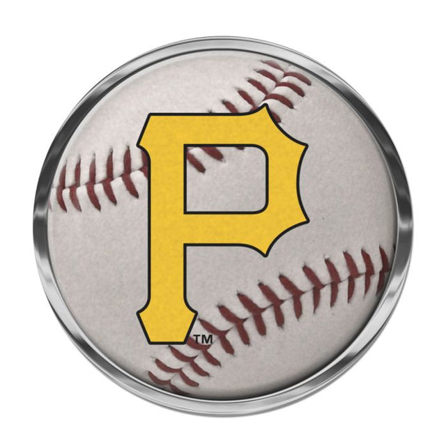 Pittsburgh Pirates Chrome Metal Domed Emblem