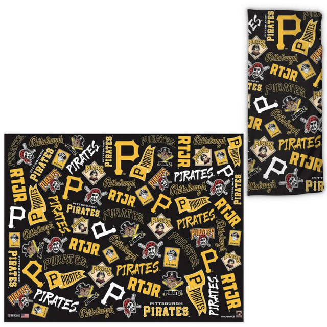 Envolturas para fanáticos con estampado disperso de los Piratas de Pittsburgh y Cooperstown