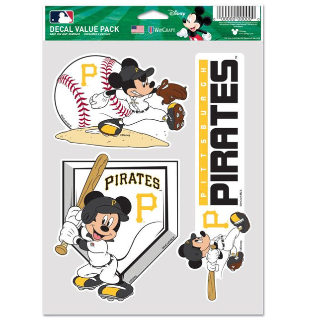 Pittsburgh Pirates / Disney Multi Use 3 Fan Pack