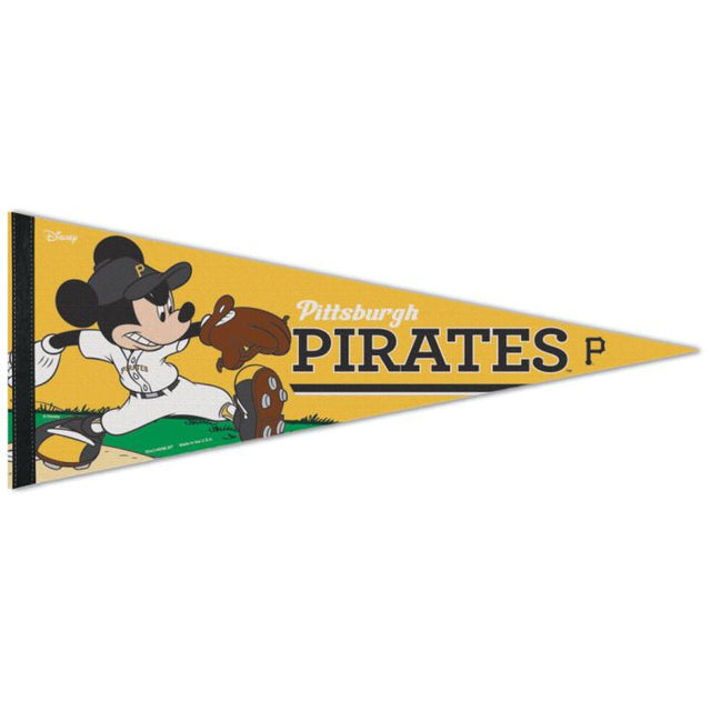 Banderín premium de los Piratas de Pittsburgh / Disney de 12" x 30"