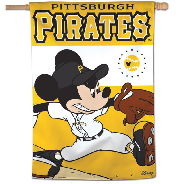 Pittsburgh Pirates / Disney Vertical Flag 28" x 40"