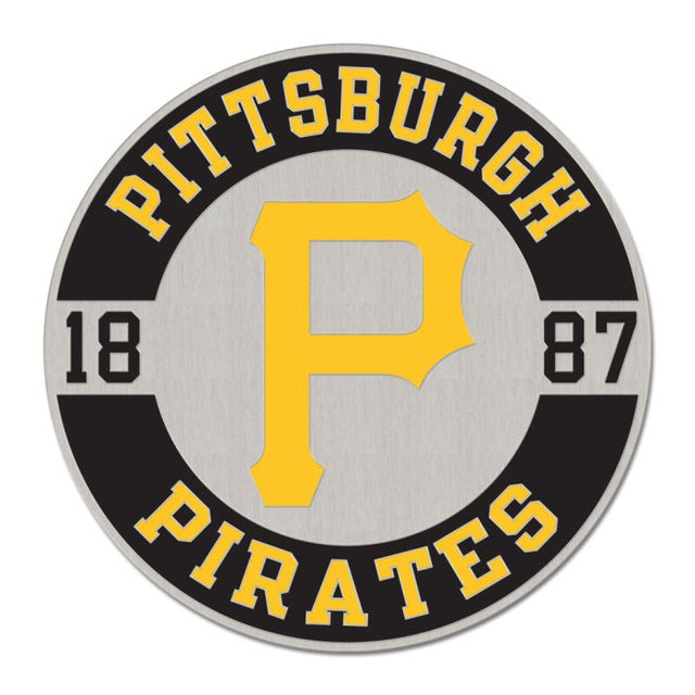 Tarjeta de joyería con pin esmaltado de colección establecida de los Piratas de Pittsburgh