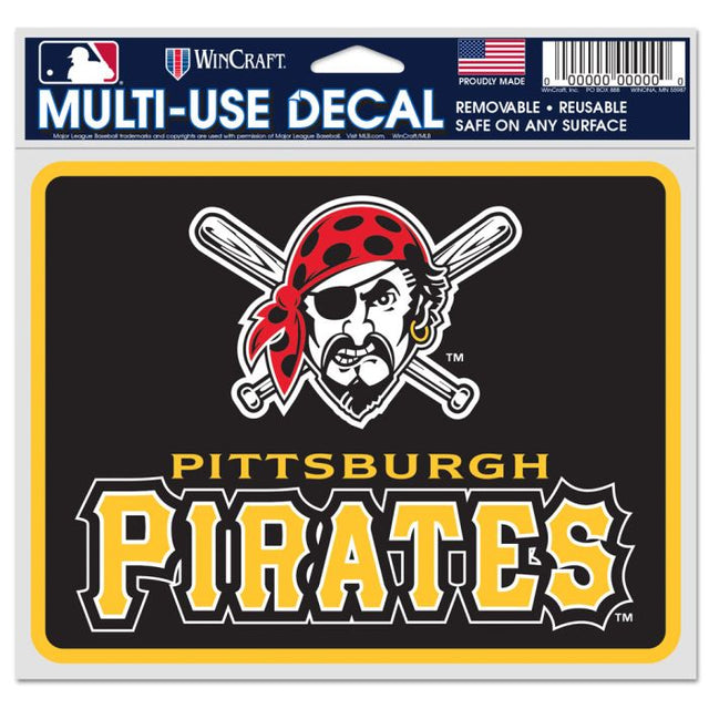 Calcomanías para fanáticos de los Piratas de Pittsburgh de 5" x 6"