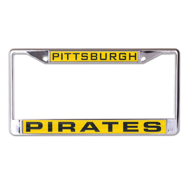 Marco de licencia de los Piratas de Pittsburgh impreso en talla S/L