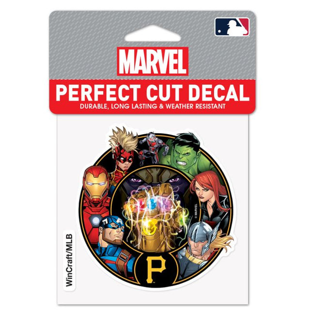 Pittsburgh Pirates / Marvel (c) 2021 MARVEL Perfect Cut Color Decal 4" x 4"