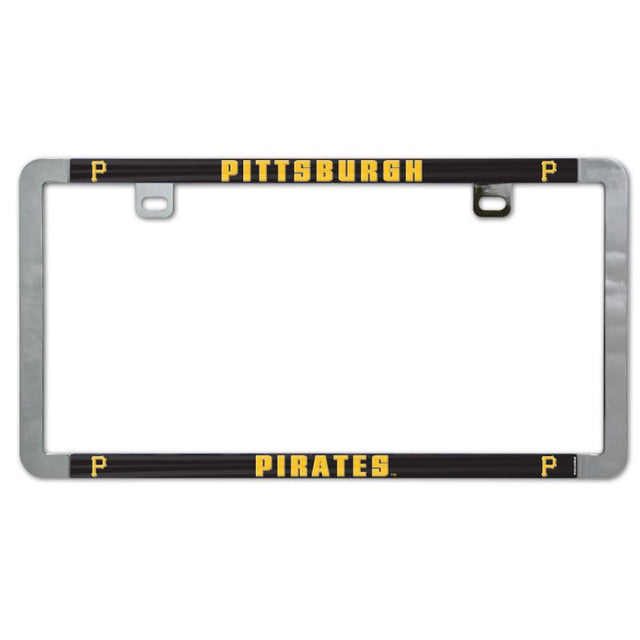 Pittsburgh Pirates Metal Lic. Plate Frame Slim