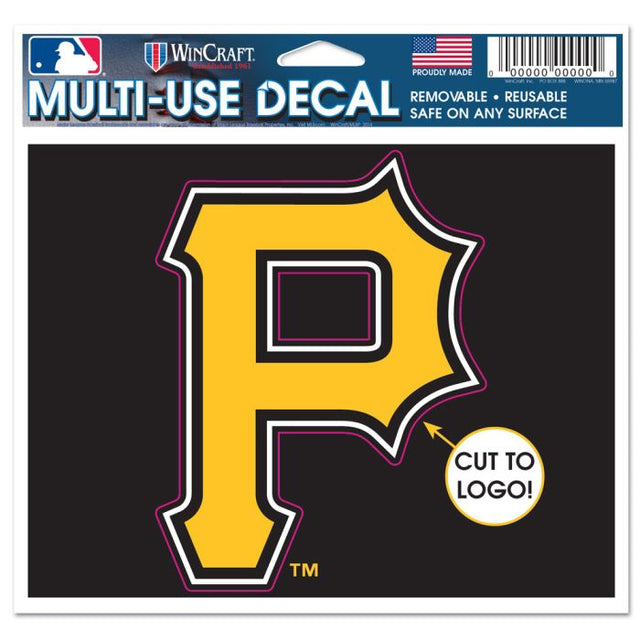 Pittsburgh Pirates Multi-Use Decal - cut to logo 5" x 6"