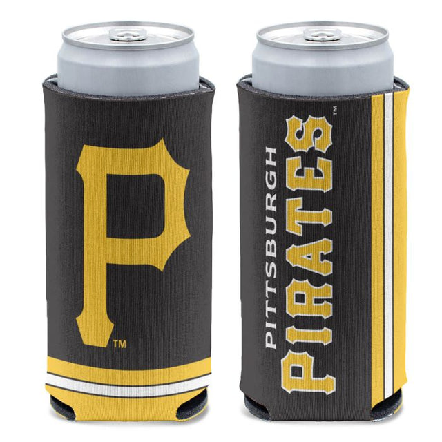 Refrigerador de latas delgado de 12 oz PRIMARY de Pittsburgh Pirates