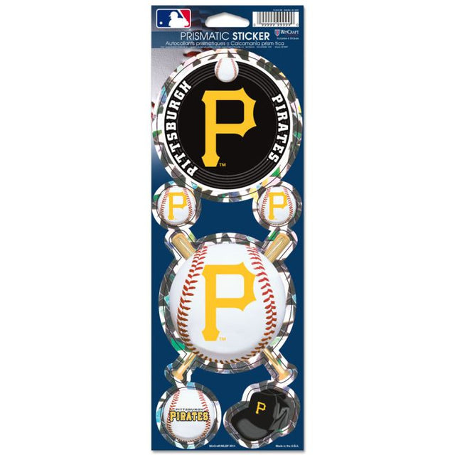 Pittsburgh Pirates Prismatic Decal 4" x 11"