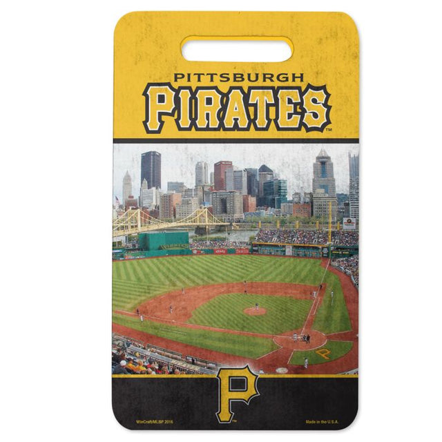 Cojín para asiento de estadio de los Piratas de Pittsburgh: almohadilla para rodillas de 10 x 17