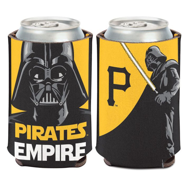 Enfriador de lata de 12 oz de Pittsburgh Pirates / Star Wars Darth Vader.