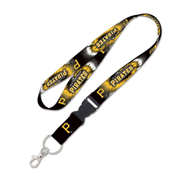 Pittsburgh Pirates TDYE Lanyard w/detachable buckle 1"