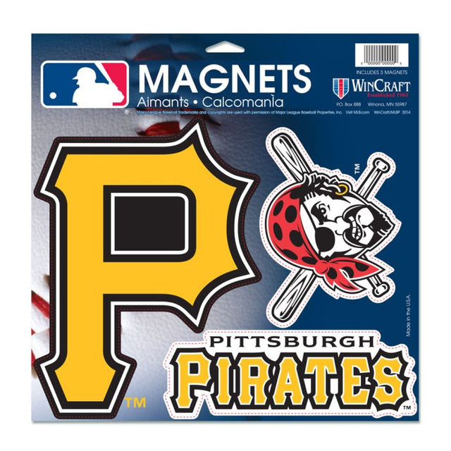 Pittsburgh Pirates Vinyl Magnet 11" x 11"