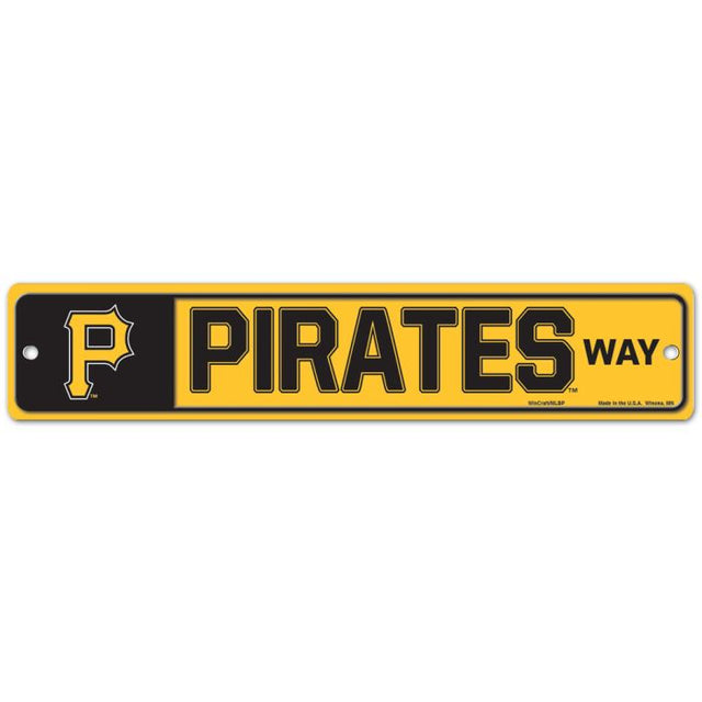 Pittsburgh Pirates Way Street / Zone Sign 3.75" x 19"