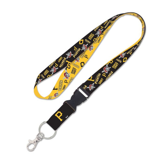 Pittsburgh Pirates scatter Lanyard w/detachable buckle 1"