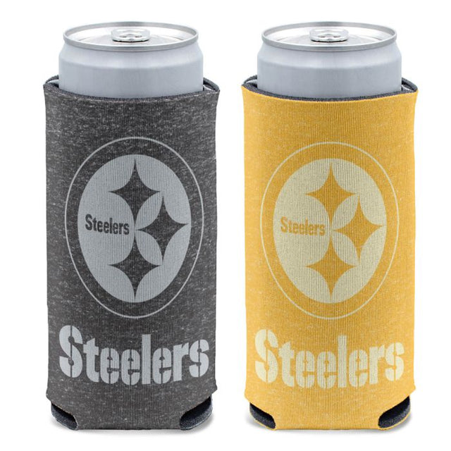 Enfriador de latas delgadas de 12 oz de color brezo de los Pittsburgh Steelers