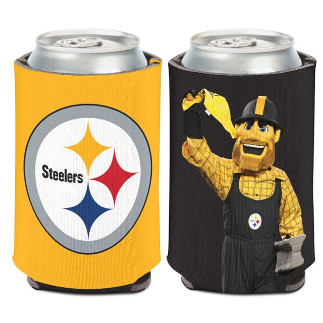 Enfriador de lata de 12 oz de los Pittsburgh Steelers.