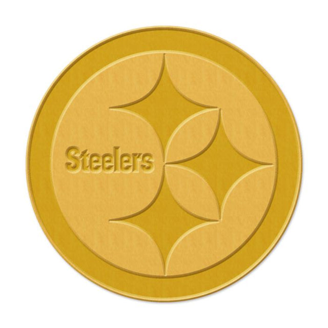 Tarjeta de joyería con pin esmaltado de colección de los Pittsburgh Steelers