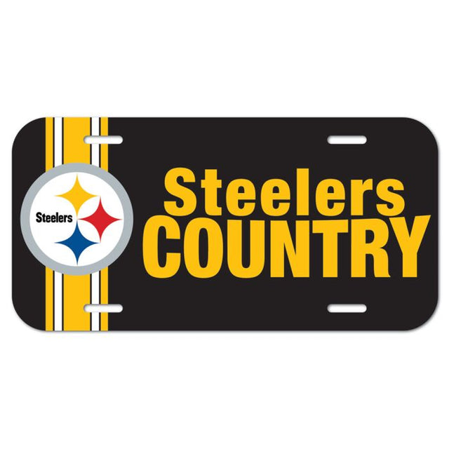 Pittsburgh Steelers Country License Plate