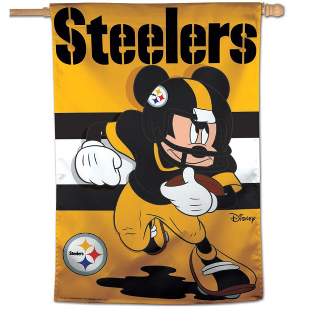 Pittsburgh Steelers / Disney Mickey Mouse Vertical Flag 28" x 40"