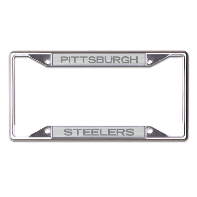 Pittsburgh Steelers FROSTED Lic Plt Frame S/S Printed