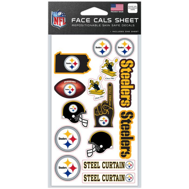 Pittsburgh Steelers Face Cals 4" x 7"