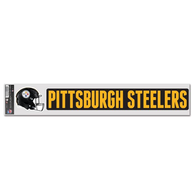 Calcomanías para fanáticos de los Pittsburgh Steelers de 3" x 17"