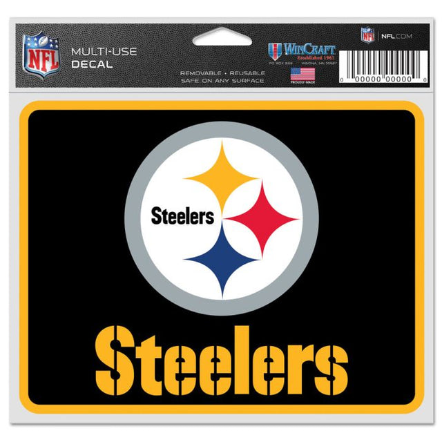 Calcomanías para fanáticos de los Pittsburgh Steelers de 5" x 6"