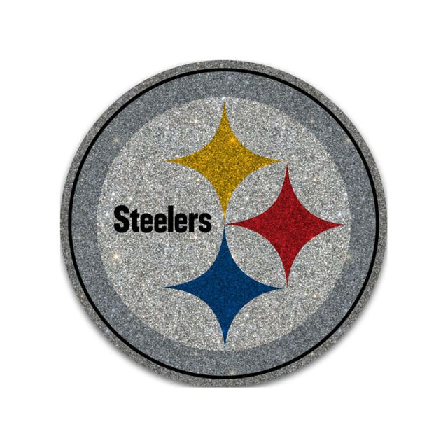 Emblema acrílico para automóvil con el logotipo BRILLO de los Pittsburgh Steelers